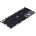 Back Cover Glass With Camera Lens Compatible For Samsung Galaxy Z Fold 6 5G (Aftermarket Plus) (Silver Shadow)