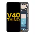 OLED Assembly With Frame Compatible For LG V40 ThinQ (Refurbished) (Platinum Gray)