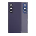 Back Cover Glass With Camera Lens Compatible For Samsung Galaxy Z Fold 6 5G (Aftermarket Plus) (Navy)