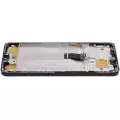 LCD Assembly With Frame Compatible For Huawei Nova 12i (Refurbished) (Black)