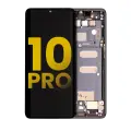 LCD Assembly With Frame Compatible For TCL 10 Pro (Refurbished) (Gray)