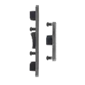 Power & Volume Button Compatible For Motorola Moto E4 Plus (XT1774 / 2017) (Black)