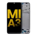 OLED Assembly With Frame Compatible For Xiaomi Mi A3 (Refurbished) (Silver)
