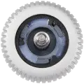 Crown Nut Compatible For Watch Series 8 / 9 (41MM / 45MM) (GPS Version) (Silver) 