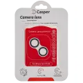 Casper Camera Lens Protector Compatible For iPhone 14 / 14 Plus (Purple) (Clear)