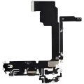 Charging Port Flex Cable Compatible For iPhone 15 Pro Max (Aftermarket Plus)(Blue Titanium)