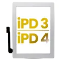 Digitizer Compatible For iPad 3 / 4 (White)