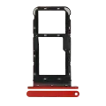 Dual Sim Card Tray Compatible For Motorola Moto E7 Power (XT2097-6 / 2021) (Coral Red)