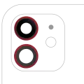 Back Camera Lens With Bracket & Bezel Compatible For iPhone 12 / 12 Mini (Aftermarket Plus) (Red)