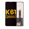 LCD Assembly Without Frame Compatible For LG K61 (2020) (Refurbished) (Black)