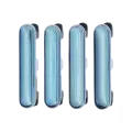 Hard Buttons (Power / Volume) Compatible For LG Stylo 6 / K71 (Silver) (4 Piece Set)