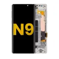OLED Assembly With Frame Compatible For Samsung Galaxy Note 9 (Refurbished) (Cloud Silver)