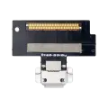Charging Port Flex Cable Compatible For iPad Air 3 (Soldering Required) (Aftermarket Plus) (White)