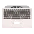 Top Case With Keyboard Compatible For MacBook Air 13" Retina (A1932 / Late 2018 / Early 2019 / Mid 2019) (US English) (Used OEM Pull: Grade New) (Space Gray)