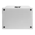 Bottom Case Compatible For MacBook Pro 15" W/ Touch Bar (A1707 / Late 2016 / Mid 2017) (A1990 / Late 2018 / Early 2019) (Silver)