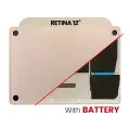Bottom Case With Battery (A1527) Compatible For MacBook Retina 12" (A1534 / Early 2015) (Gold)