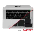 Top Case Assembly With Battery And Keyboard Compatible For MacBook Pro 15" Touch Bar (A1707 / Late 2016 / Mid 2017) (US Keyboard) (Space Gray)