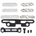 Full Button And Bracket Set Compatible For iPad Pro 11" 5th Gen (2024) / Pro 13" 7th Gen (2024) (11 Piece Set) (Silver)