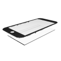 Glass With Frame Pre-Installed Compatible For iPhone 7 Plus (Black) (Premium / 2 in 1) (2 Pack)