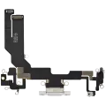 Charging Port Flex Cable Compatible For iPhone 16e (Premium) (White)