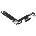 Charging Port Flex Cable Compatible For iPhone 16 (Aftermarket Plus) (Black)