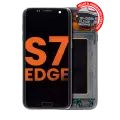 OLED Assembly With Frame Compatible For Samsung Galaxy S7 Edge G935A (North American Version) (Blemish: Grade C) (Black Onyx)