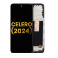 LCD Assembly With Frame Compatible For Boost Mobile Celero 5G (2024) (Refurbished) (All Colors)