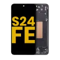 OLED Assembly With Frame Compatible For Samsung Galaxy S24 FE 5G (Refurbished) (US & International Version) (Graphite)