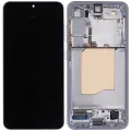 OLED Assembly With Frame Compatible For Samsung Galaxy S25 5G  (US & International Version) (Refurbished) (Icy Blue)