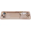 OLED Assembly With Frame Compatible For Samsung Galaxy S25 5G  (US & International Version) (Refurbished) (Pink Gold)