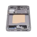 OLED Assembly With Frame Compatible For Samsung Galaxy S25 5G (US & International) (Refurbished) (Silver Shadow)