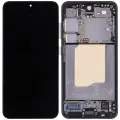 OLED Assembly With Frame Compatible For Samsung Galaxy S25 5G (US & International) (Refurbished) (Blue Black)