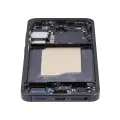 OLED Assembly With Frame Compatible For Samsung Galaxy S25 5G (US & International) (Refurbished) (Blue Black)