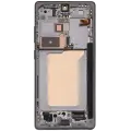 OLED Assembly With Frame Compatible For Samsung Galaxy S25 Ultra 5G (Refurbished) (US & International) (Titanium Jet Black)