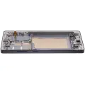 OLED Assembly With Frame Compatible For Samsung Galaxy S25 Ultra 5G (Refurbished) (US & International) (Titanium Jet Black)