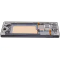 OLED Assembly With Frame Compatible For Samsung Galaxy S25 Ultra 5G (Refurbished) (US & International) (Titanium Jet Black)
