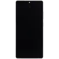 OLED Assembly With Frame Compatible For Samsung Galaxy S25 Ultra 5G (Refurbished) (US & International) (Titanium White Silver)