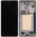 OLED Assembly With Frame Compatible For Samsung Galaxy S25 Ultra 5G (Refurbished) (US & International) (Titanium Pink Gold)