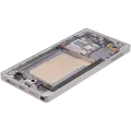 OLED Assembly With Frame Compatible For Samsung Galaxy S25 Ultra 5G (Refurbished) (US & International) (Titanium Pink Gold)