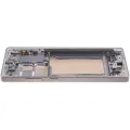 OLED Assembly With Frame Compatible For Samsung Galaxy S25 Ultra 5G (Service Pack )(US & International) (Titanium Pink Gold)