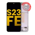 OLED Assembly With Frame Compatible For Samsung Galaxy S23 FE 5G (US & International Version) (Refurbished) (Mint / Cream / Purple / Indigo / Tangerine)