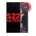 OLED Assembly With Frame Compatible For Samsung Galaxy S22 Ultra 5G (US & International Version) (Aftermarket Plus) (Phantom Black)