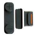 Hard Buttons Set (Power / Volume / Vibrator) Compatible For iPhone 5 (Black)