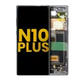 OLED Assembly With Frame Compatible For Samsung Galaxy Note 10 Plus / 5G (Refurbished) (Aura Black)