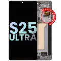 OLED Assembly With Frame Compatible For Samsung Galaxy S25 Ultra 5G (Service Pack )(US & International) (Titanium Pink Gold)