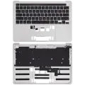 Top Case With Keyboard Compatible MacBook Pro 13" (A2289 / Early 2020) (US Keyboard) (Used OEM Pull: Grade New) (Silver)