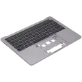 Top Case With Keyboard Compatible For MacBook Pro 13" (A1989 / Late 2018 / Early 2019) (US Keyboard) (Used OEM Pull: Grade New) (Space Gray)