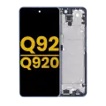 LCD Assembly With Frame Compatible For LG Q92 5G / Q920 (Refurbished) (Black)