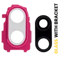 Back Camera Lens With Bracket Compatible For Xiaomi Redmi Note 7 / 7 Pro (Nebula Red)